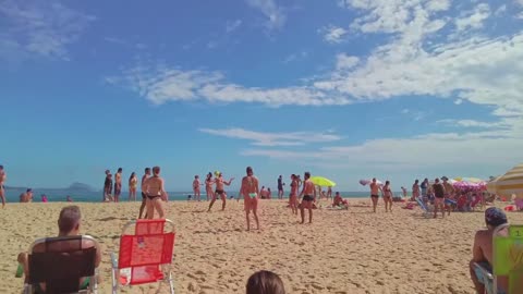 That's why LEBLON BEACH is the most desired beach in the world — Beach Walk — Rio de Janeiro, Brazil