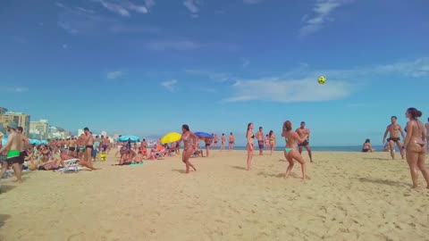 That's why LEBLON BEACH is the most desired beach in the world — Beach Walk — Rio de Janeiro, Brazil