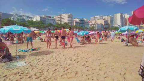 That's why LEBLON BEACH is the most desired beach in the world — Beach Walk — Rio de Janeiro, Brazil