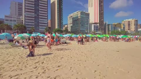 That's why LEBLON BEACH is the most desired beach in the world — Beach Walk — Rio de Janeiro, Brazil