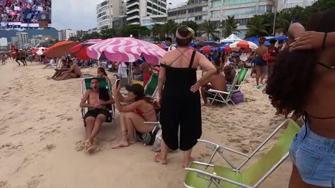 That's why LEBLON BEACH is the most desired beach in the world — Beach Walk — Rio de Janeiro, Brazil