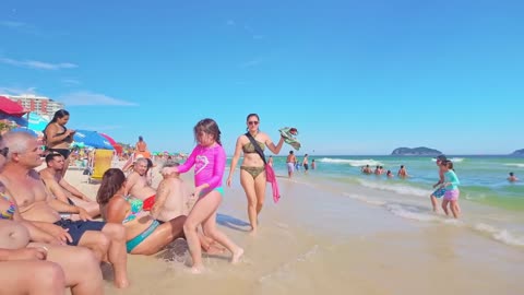 That's why LEBLON BEACH is the most desired beach in the world — Beach Walk — Rio de Janeiro, Brazil