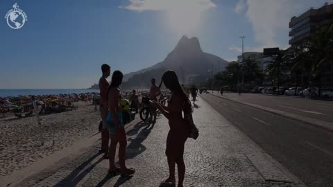 Leblon Beach, Rio de Janeiro Famous for Its Elegance and Charm Summer BRAZIL