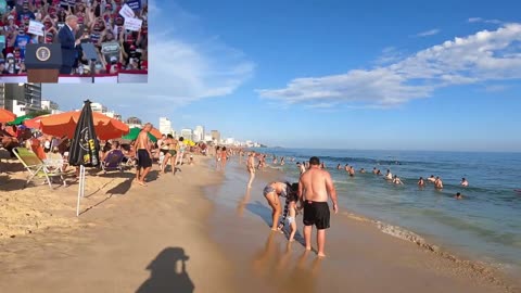 Leblon Beach, Rio de Janeiro Famous for Its Elegance and Charm Summer BRAZIL