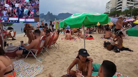 Leblon Beach, Rio de Janeiro Famous for Its Elegance and Charm Summer BRAZIL