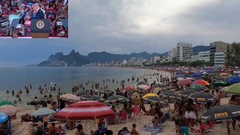 Leblon Beach, Rio de Janeiro Famous for Its Elegance and Charm Summer BRAZIL