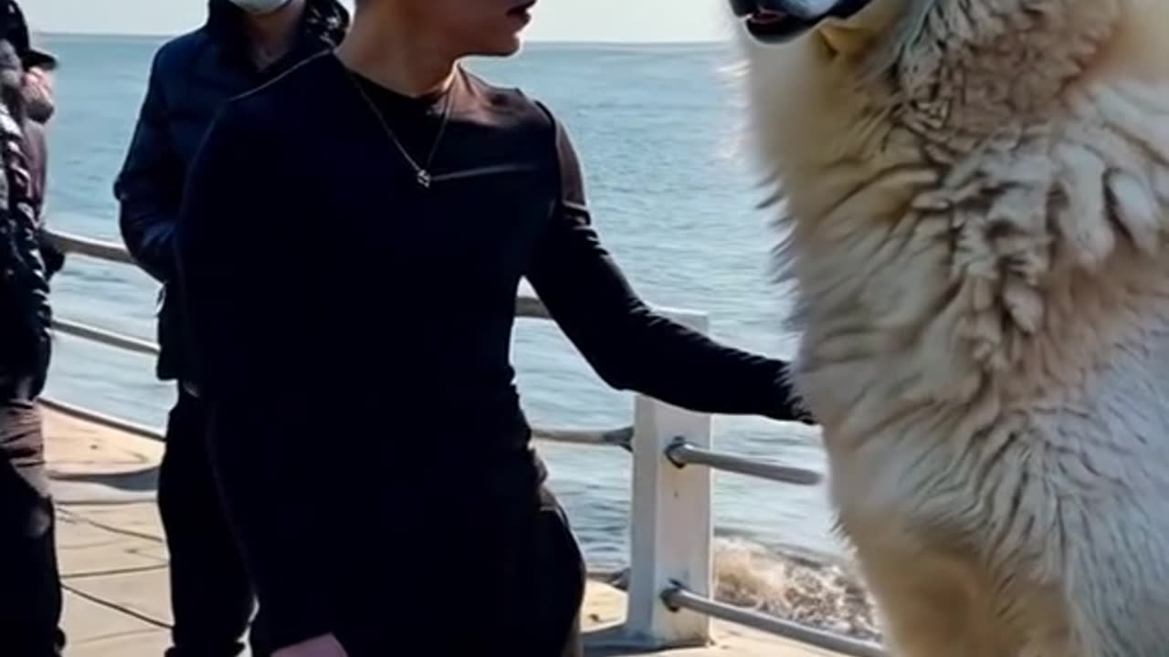 His direwolf protects him 🐺