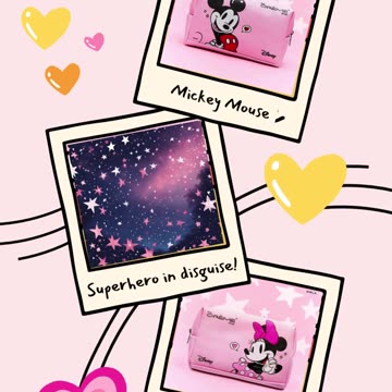 The Creme Shop x Disney Mickey & Minnie Mouse Travel Pouch