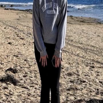 She chickened out and ran away.