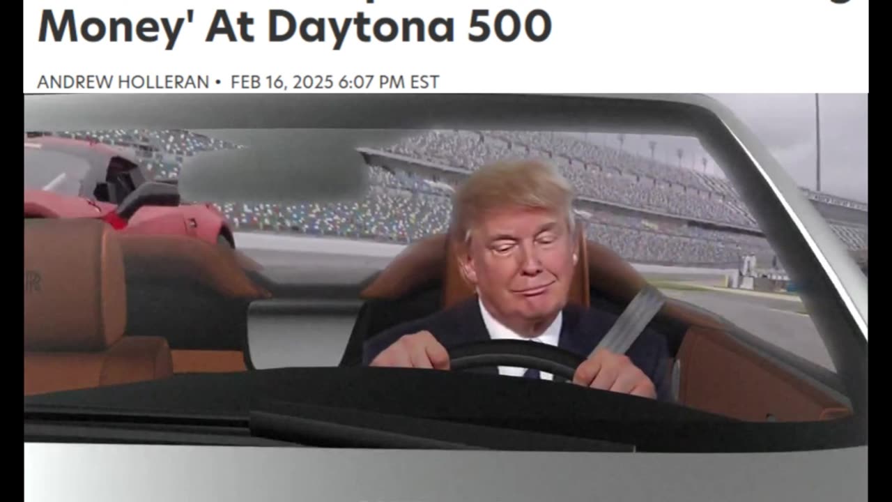 Haha! Trump Wastes Money at Daytona! #Shorts #trump