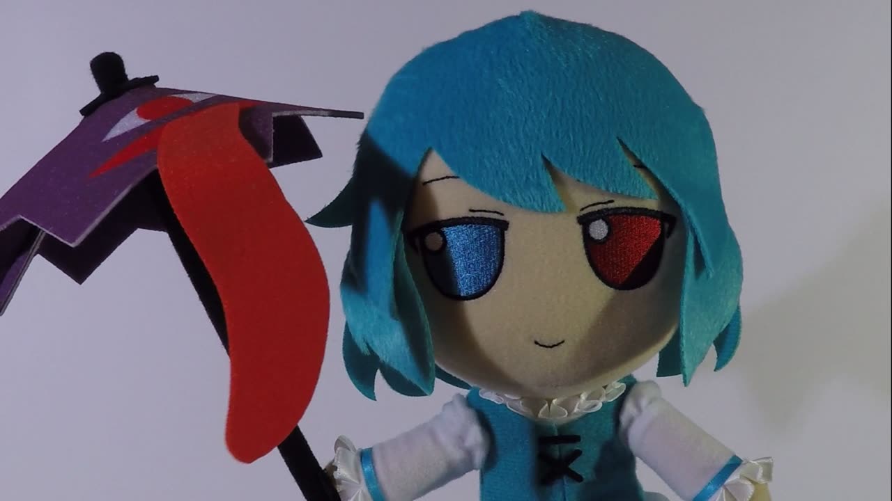 Kogasa scares a miko