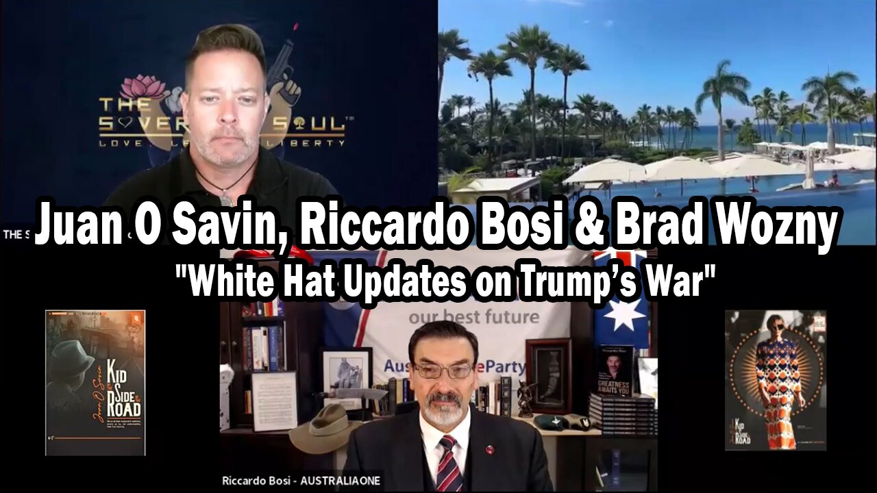 Juan O Savin, Riccardo Bosi & Brad Wozny HUGE Intel 2/16/25: "White Hat Updates on Trump’s War"