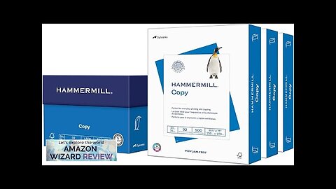 Hammermill Printer Paper 20 Lb Copy Paper 8.5 x 11 3 Review