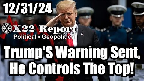 BREAKING: Trump'S Warning Sent, He Controls The Top!