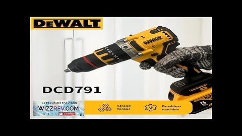 Dewalt DCD791 Cordless Compact Drill / Driver 20V Brushless Motor Electric Drill Review