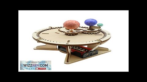 Celestial Demonstrator Three Ball Electric Sun Earth Moon Model Pupils Handmade Scientific Review