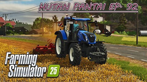 Spreading Lime. Rice Harvest. Trading Balers. Mulching. |4k| HUTAN PANTAI EP. 92 | Farming Simulator 25