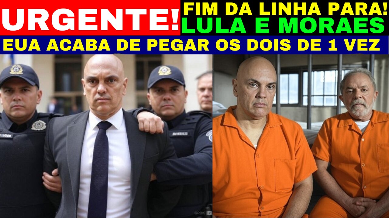 ACABA DE ACONTECER AGORA EM BRASÍLIA EUA DA CARTADA EM MORAES E LULA FIM DA LINHA PARA ELES