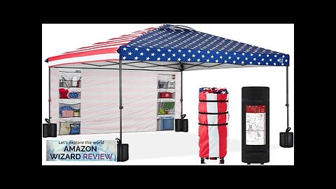 Best Choice Products 10x10ft Easy Pop Up Canopy w/Side Wall 10 Pockets Review