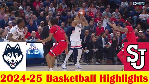 #12 St. John's vs #19 UConn Basketball Game Highlights 2 7 2025