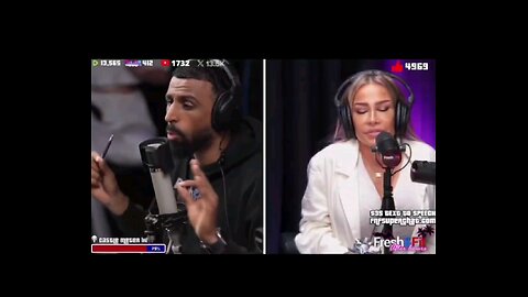 Myron cooks israeli girl promoting propaganda on Fresh & Fit podcast