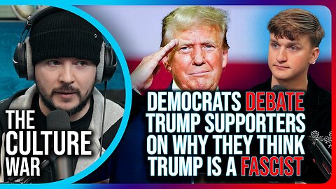 Democrats DEBATE Trump Supporters On Why They Think Trump Is A FASCIST