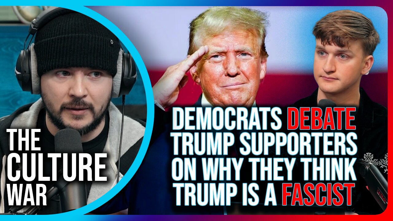 Democrats DEBATE Trump Supporters On Why They Think Trump Is A FASCIST