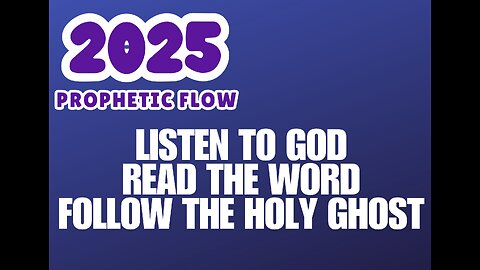 Prophetic Flow - GOD, Bible & Holy Ghost