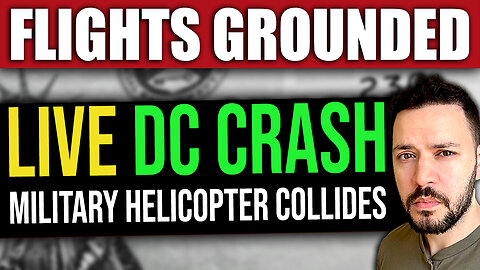 🔴 BREAKING: Military Helicopter Crashes into Plane near Reagan airport