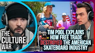 Tim Pool Explains How Free Trade DESTROYED The American Skateboard Industry, Debates Brad Polumbo