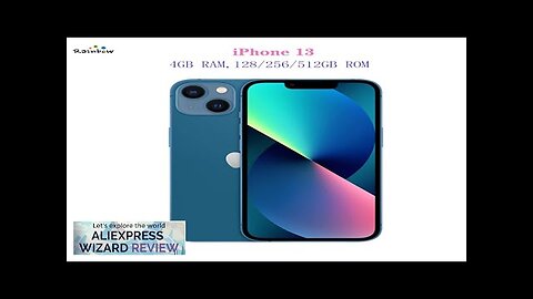 Face ID Original Apple iPhone 13 128GB/ 512GB 5G LTE Mobile Phone Review