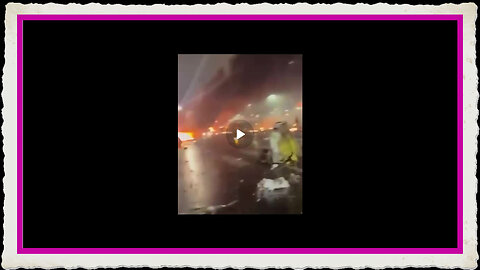 More extensive footage as the small plane crashes in #Philadelphia.