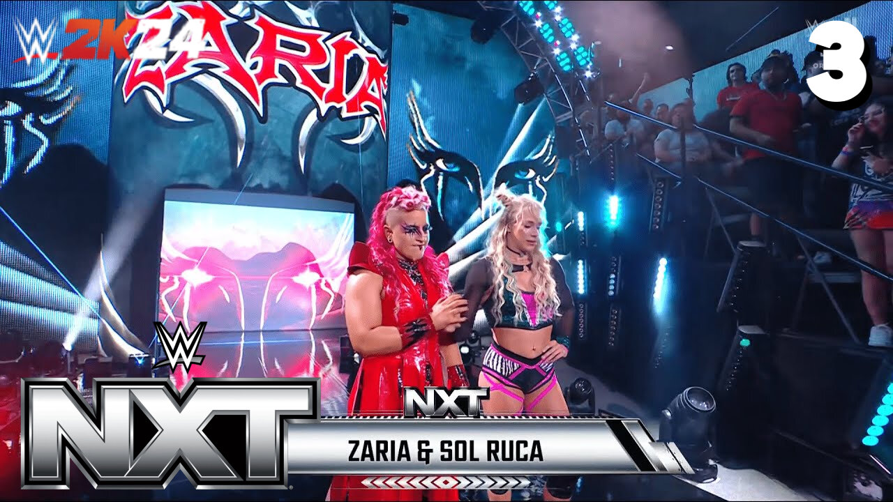 WWE 2K24 NXT February 4th 2025 - Sol & Zaria are DOMINANT!