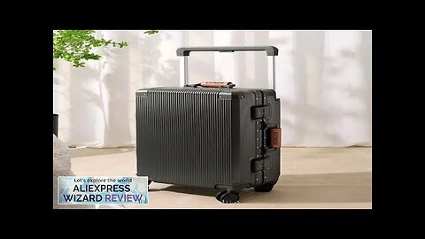 Fashion Rolling Luggage Wide Handle Travel Suitcase Unisex Trunk Large Capacity Silent Review