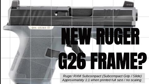 Ruger RXN G26 frame release?