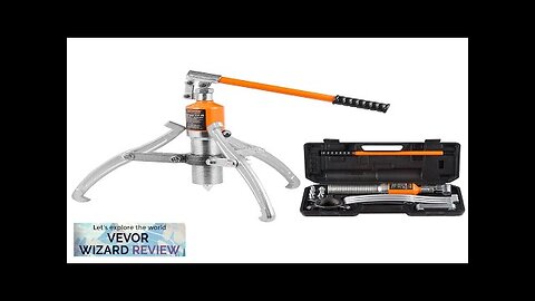 VEVOR Hydraulic Gear Puller 15 Ton Max Capacity Wheel Bearing Pulling Separator Review