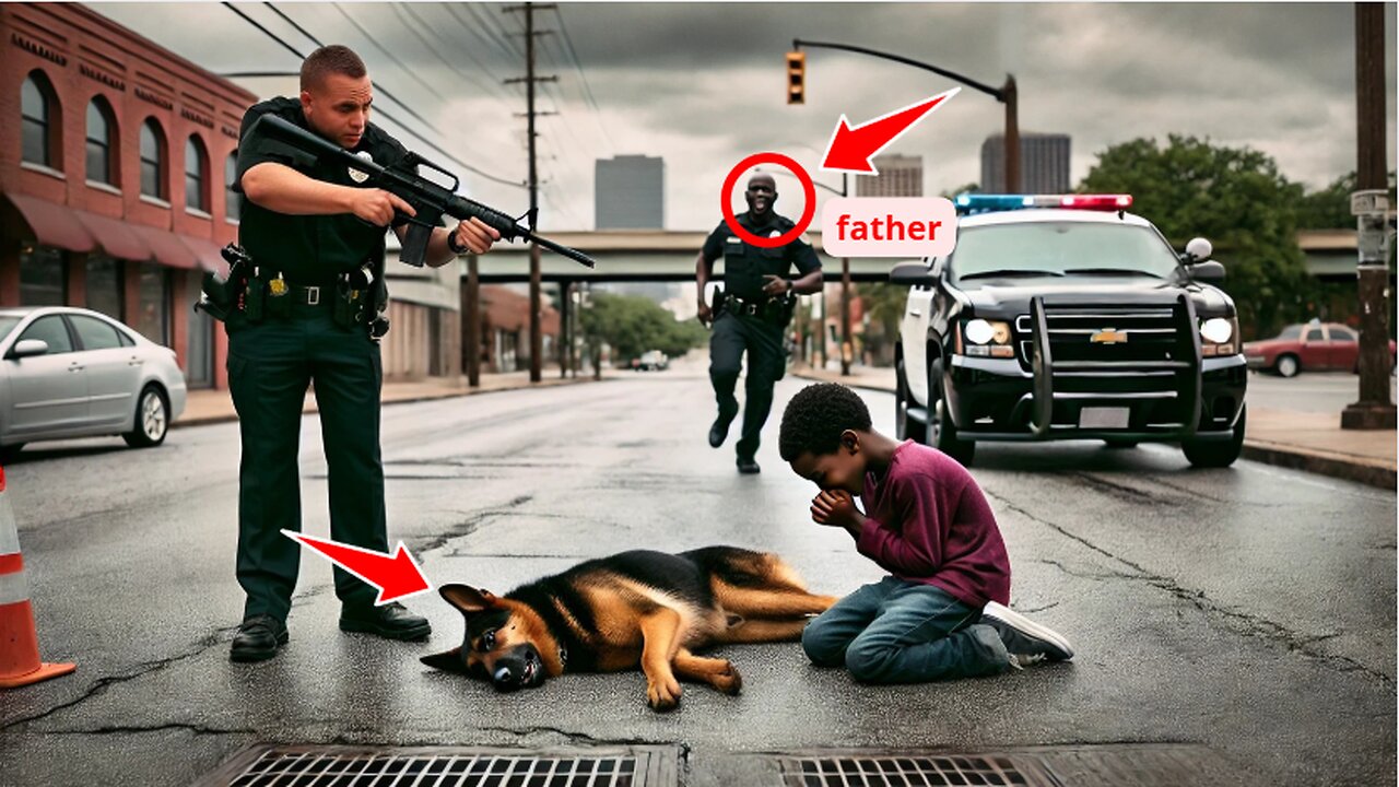 Racist police shoot black boy's dog D.I.E not knowing that his father is the police chief