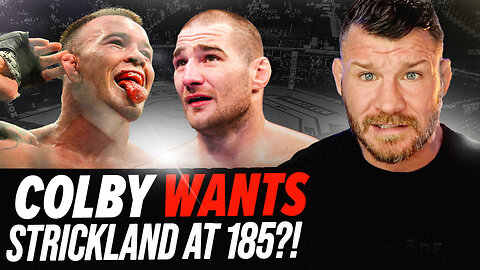 BISPING reacts: "Colby Covington WANTS Sean Strickland at MIDDLEWEIGHT?!"