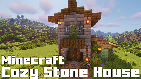 Crafting a Cozy Stone House in Minecraft