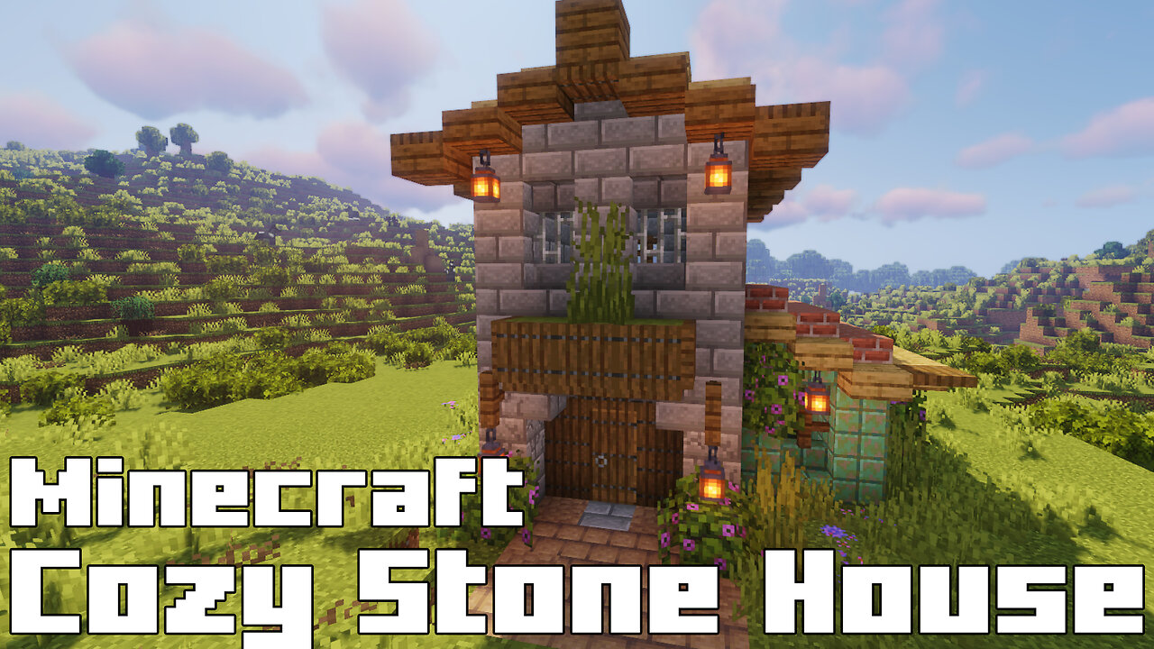 Crafting a Cozy Stone House in Minecraft