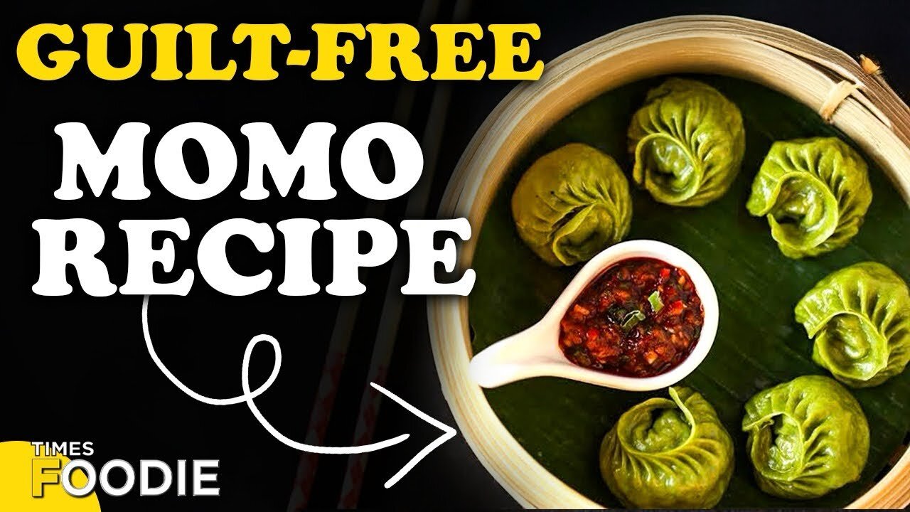 How to make Chicken Palak Momo | Easy Chicken Spinach Momo recipe | Healthy Chicken recipes
