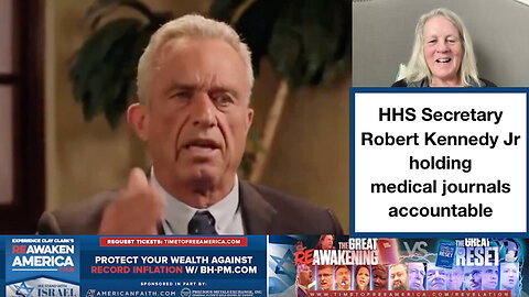 "HHS Secretary Robert Kennedy Jr holding medical journals accountable" | Dr. judy