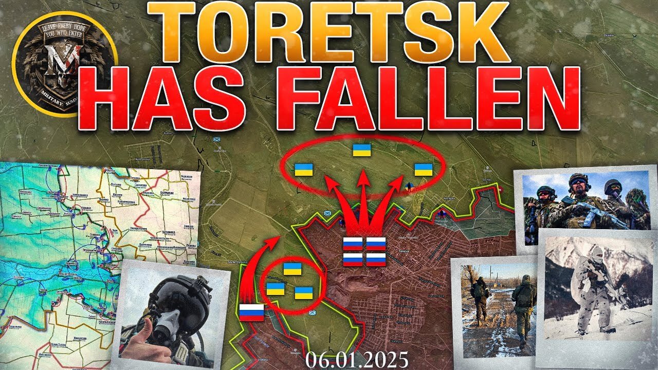 Cold War II❄️The Kursk Adventure 2.0🤡Toretsk Was Taken By The Russians⚔️ Military Summary 2025.01.06