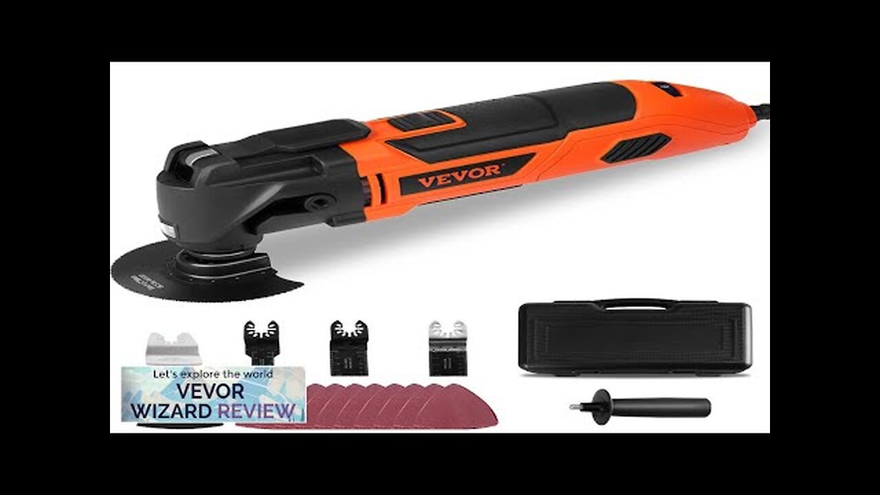 VEVOR Multitool Oscillating Tool Corded 2.5 Amp Oscillating Saw Tool with LED Review