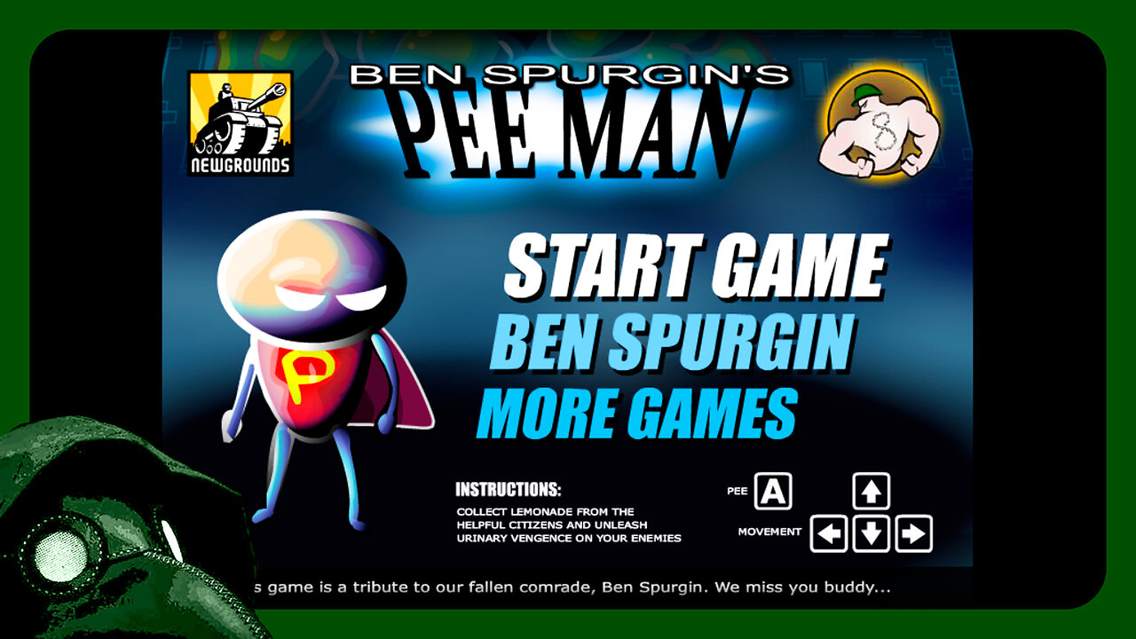 Ben Spurgin's Pee Man [Full Game - No Commentary]