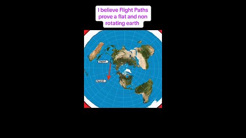 I believe Flight paths prove the flat earth