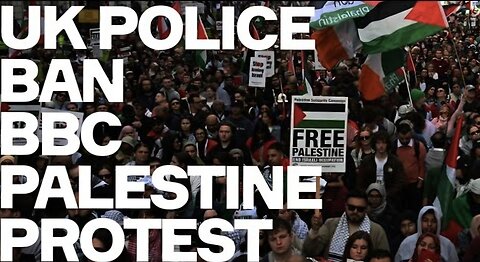 UK Police BAN BBC Palestine Protest - w/. Ben Jamal