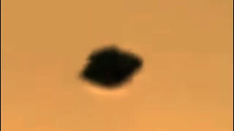 Dark UFO over Ontario, Canada