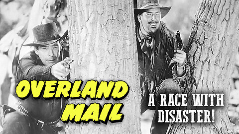 Overland Mail (1942) | Chapter 1 - A Race with Disaster! | Classic Western Serial | Lon Chaney Jr. | Noah Beery Jr.
