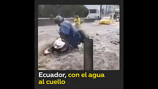 Lluvias en Ecuador causan graves inundaciones y dejan víctimas mortales